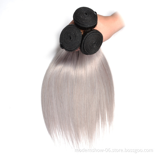 Dropship 1B/99J/27/30/Red/Blue/Grey silk straight hair bundles indian straight wave virgin hair wefts